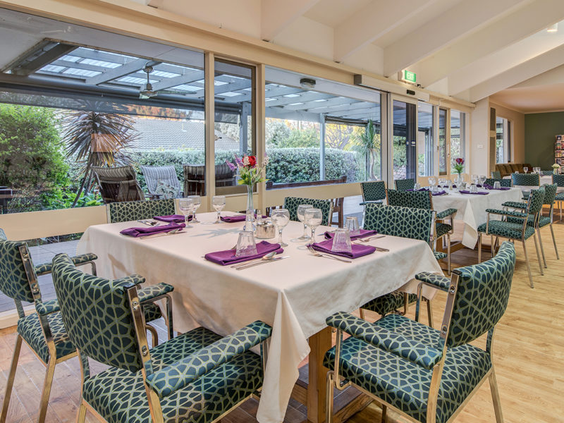 RetireAustralia Bartonvale Gardens Retirement Village adelaide retirement community centre dining eating dining room meal service retiree