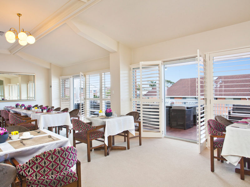 Belrose Country Club Retirement Village Sydney New South Wales RetireAustralia retire retirement community centre dining room