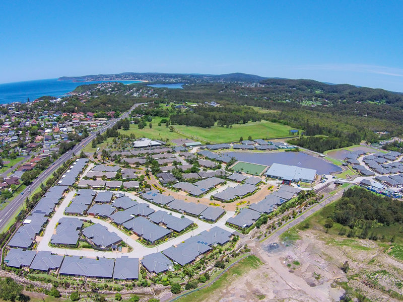 RetireAustralia Forresters Beach Retirement Village Central Coast villas independent living villas luxury retire beach