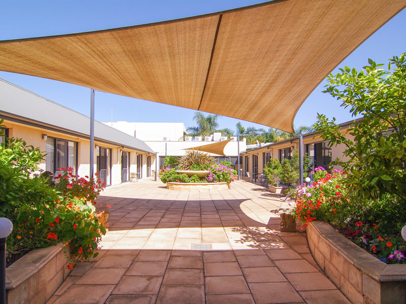 RetireAustralia Wisteria Grove Retirement Village Broadview Adelaide South Australia grounds community gardens patio terrace independent living units