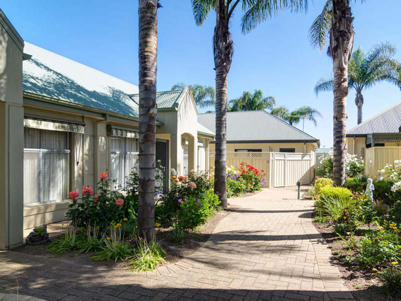 RetireAustralia Wisteria Grove Retirement Village Broadview Adelaide South Australia street streetscape gardens independent living units