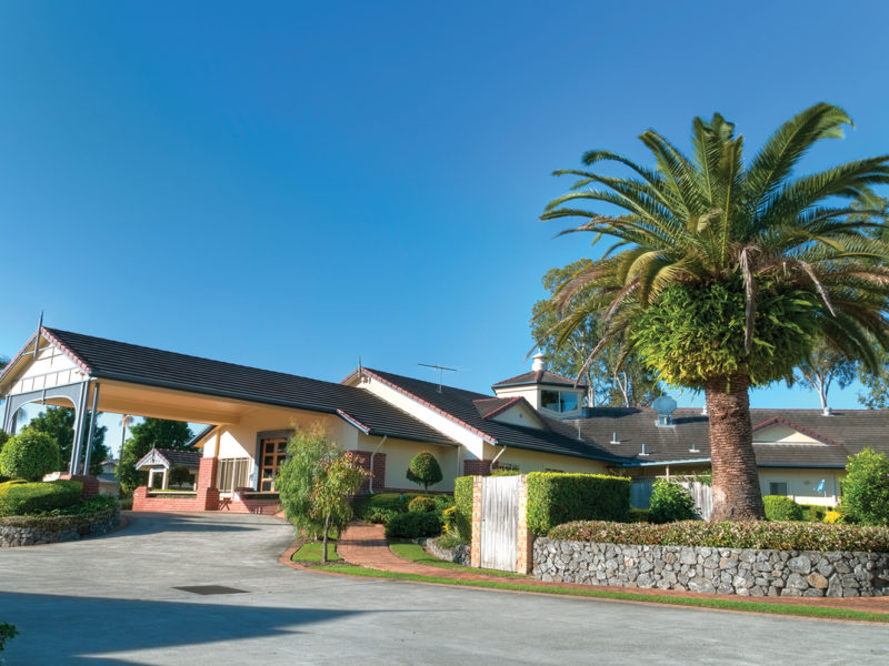 RetireAustralia Wellington Manor Retirement Village Birkdale Brisbane Queensland community centre exterior outside gardens independent living villas for sale