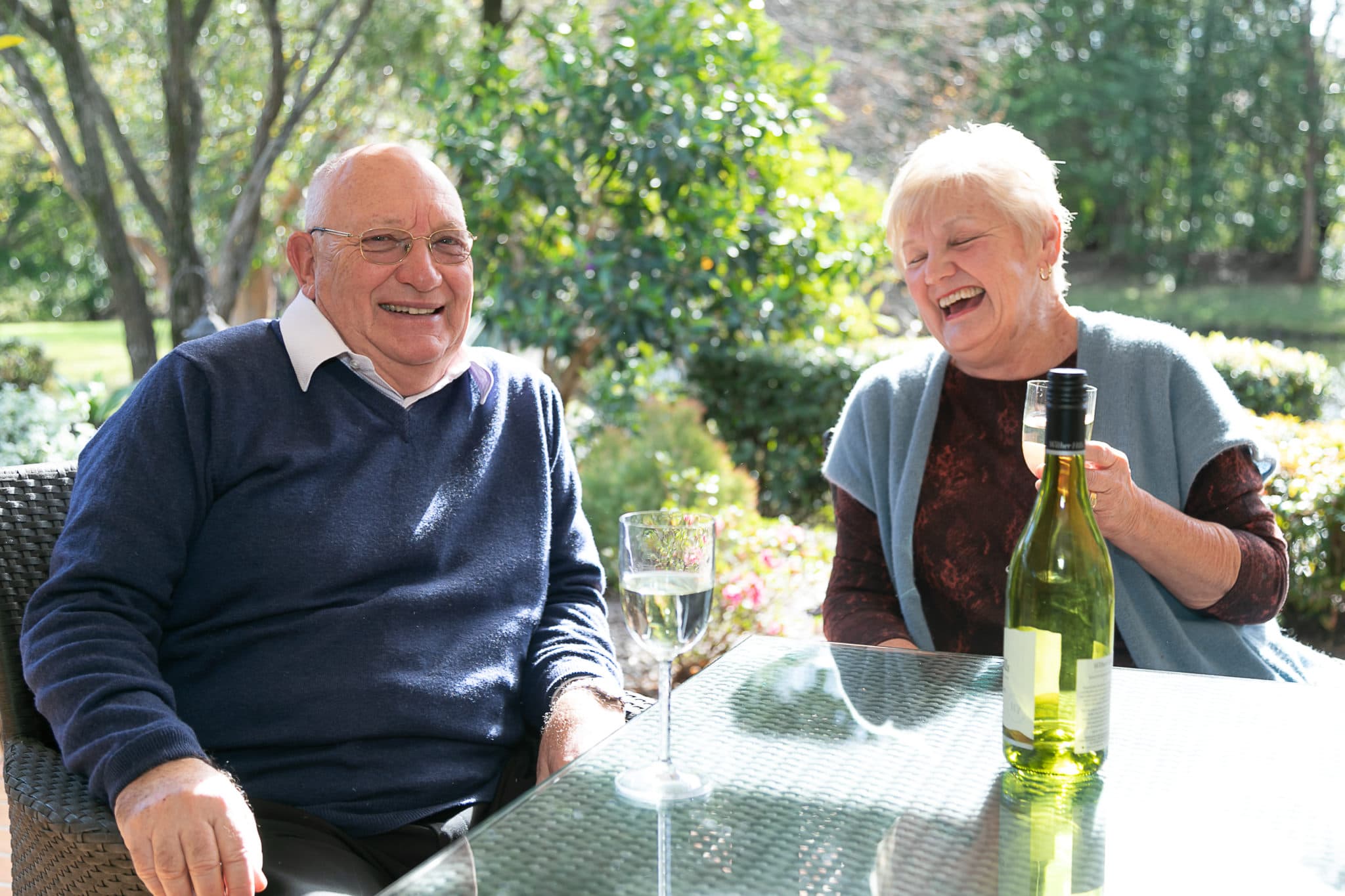Gordon and Sue, Tarragal Glen residents