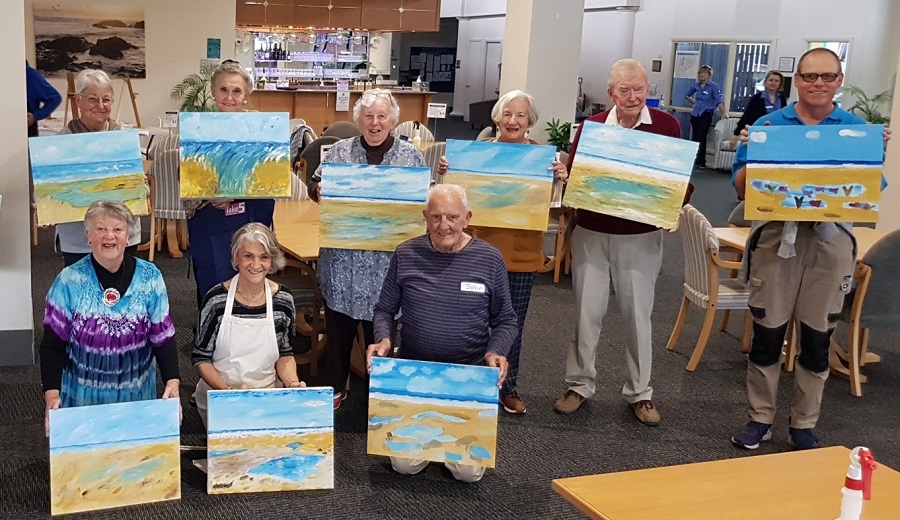 Boambee Gardens Sip and Paint Afternoon