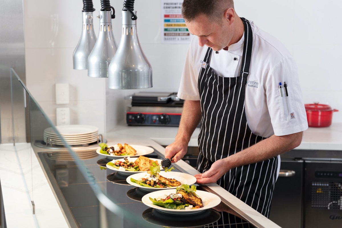 Glengara Care Chef Craig, leading the way with his paddock-to-plate approach to cooking.
