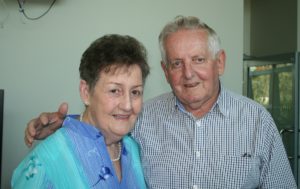 Older happy couple