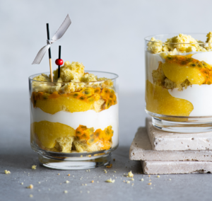 festive mango trifle